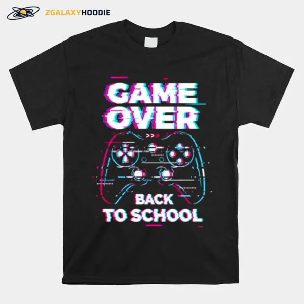 Glitch Game Over Back To School Unisex T-Shirt