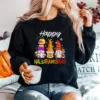 Gnomes Hallothanksmas Halloween Thanksgiving Christmas Unisex T-Shirt