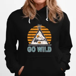 Go Wild Adventure Camping Travel Camping Vintage T B0B2Rlhrqc Unisex T-Shirt