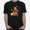 Golden Merry Christmas Animated Unisex T-Shirt