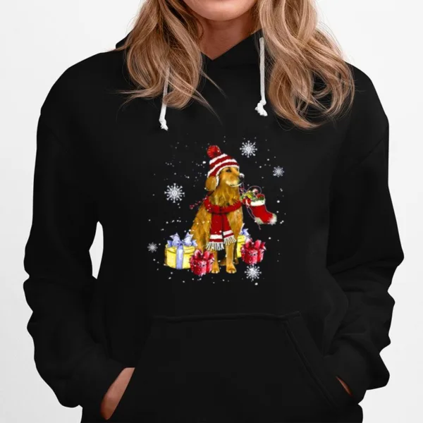 Golden Merry Christmas Animated Unisex T-Shirt