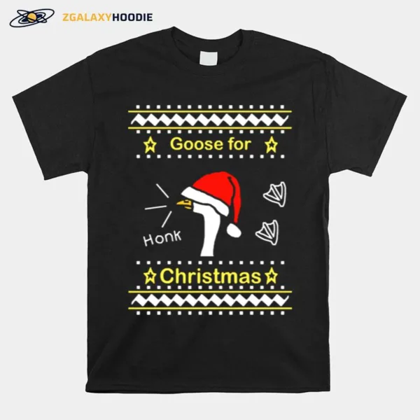 Goose For Honk Santa Christmas Unisex T-Shirt