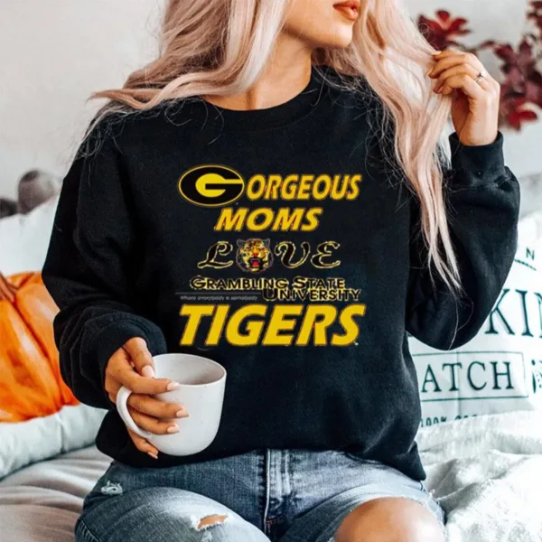 Gorgeous Moms Love Grambling State University Tigers Unisex T-Shirt