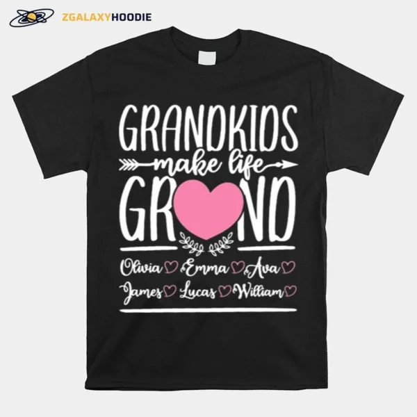 Grandkids Make Life Grand Unisex T-Shirt