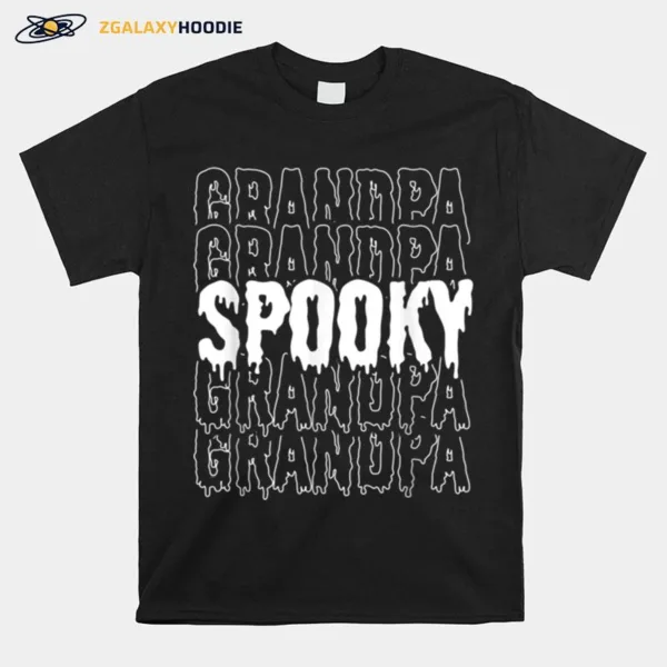 Grandpa Spooky Vintage Halloween Costume Grandfather Design Unisex T-Shirt