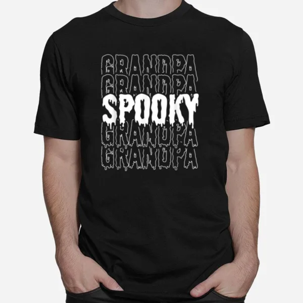 Grandpa Spooky Vintage Halloween Costume Grandfather Design Unisex T-Shirt