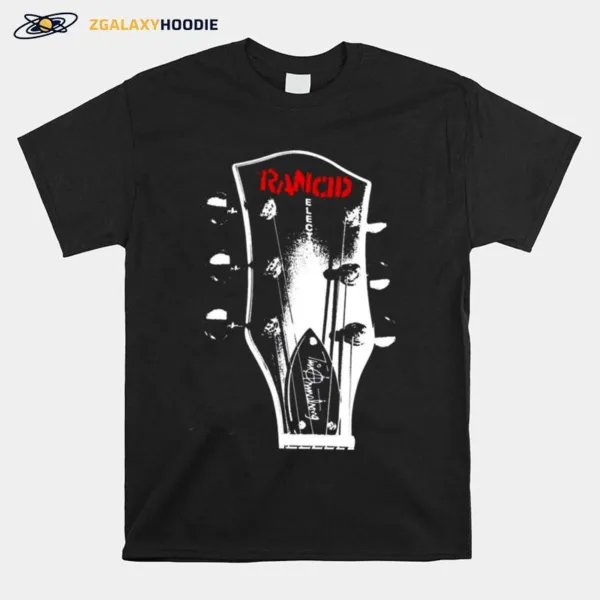 Guitar Design Logo Rancid Band Unisex T-Shirt