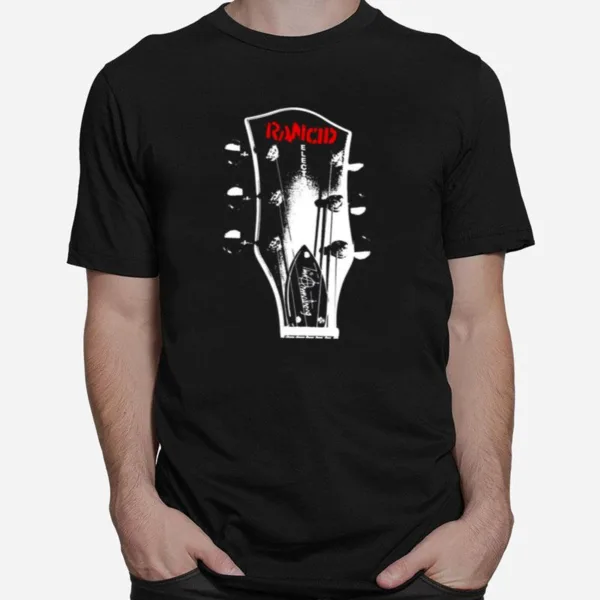 Guitar Design Logo Rancid Band Unisex T-Shirt