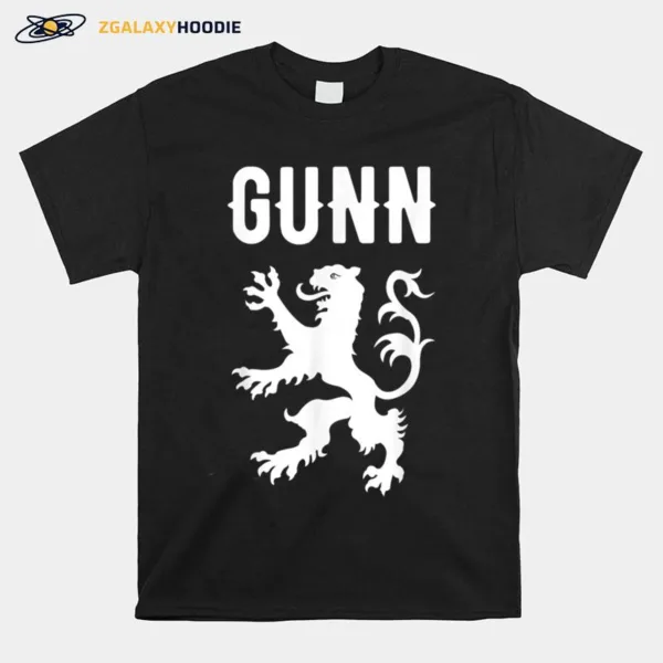 Gunn Clan Scottish Family Name Scotland Heraldry Unisex T-Shirt