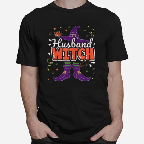 Halloween The Husband Witch Family Matching Funny Group Men Unisex T-Shirt