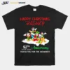 Happy Christmas Disney 92Th Anniversary Thank You For The Memories Unisex T-Shirt