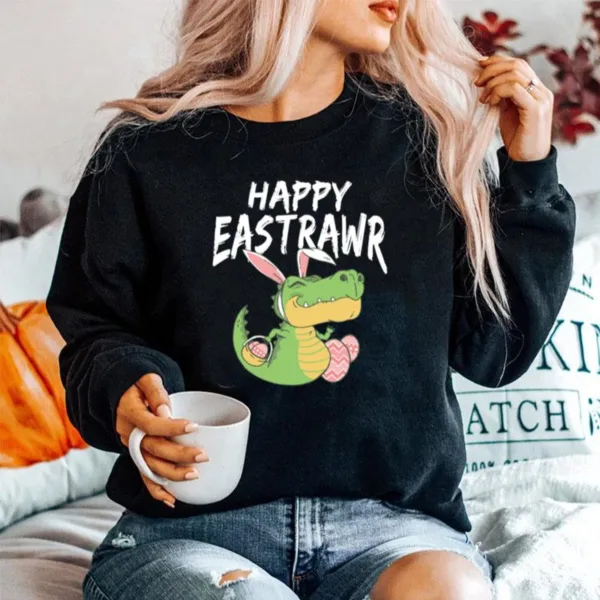 Happy Eastrawr T Rex Dinosaur Easter Bunny Egg Costume Unisex T-Shirt