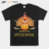 Happy Hockeyving Rooster Unisex T-Shirt