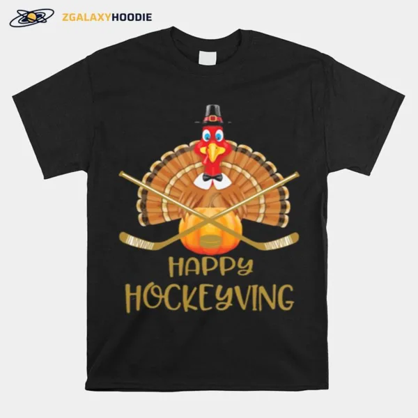 Happy Hockeyving Rooster Unisex T-Shirt