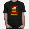 Happy Holidays With Cheese Christmas Unisex T-Shirt