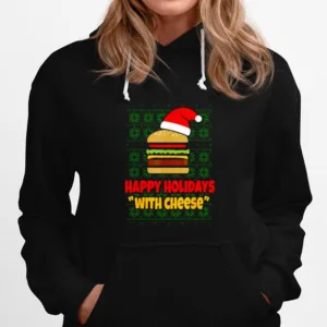 Happy Holidays With Cheese Christmas Unisex T-Shirt