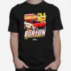 Harrison Burton Checkered Flag Black Motorcraft Chicane Unisex T-Shirt