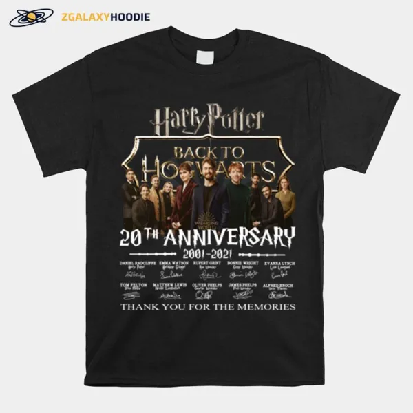 Harry Potter 20Th Anniversary Return To Hogwarts Unisex T-Shirt