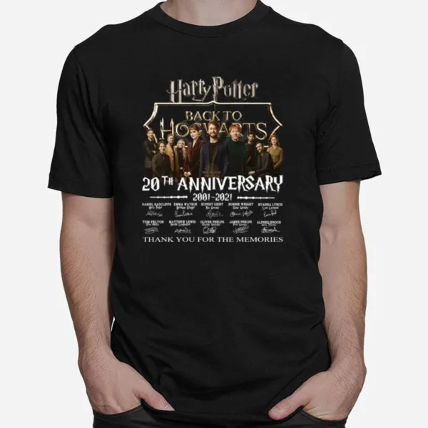 Harry Potter 20Th Anniversary Return To Hogwarts Unisex T-Shirt