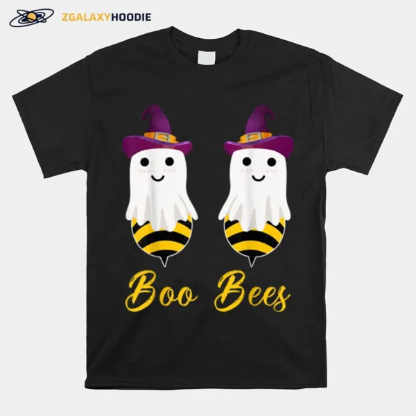 Hat Witch Boo Bees Couples Halloween Costume Unisex T-Shirt