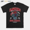 Hawkins High School Vintage Distressed Creepy Cute College Demogorgon Mascot Unisex T-Shirt