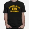 Hermosa Beach Ca California Gym Style Unisex T-Shirt