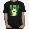 High Spirits Halloween Ghost Weed Unisex T-Shirt