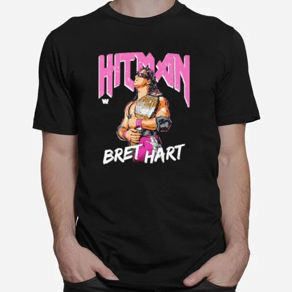 Hitman Bret Hart Professional Wrestler Unisex T-Shirt