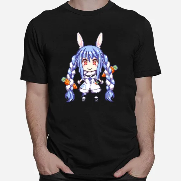 Hololive Blue Hair Usada Pekora Unisex T-Shirt