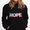 Hope American Flag Blue Merica Red White Patriotic States Funny United Unisex T-Shirt
