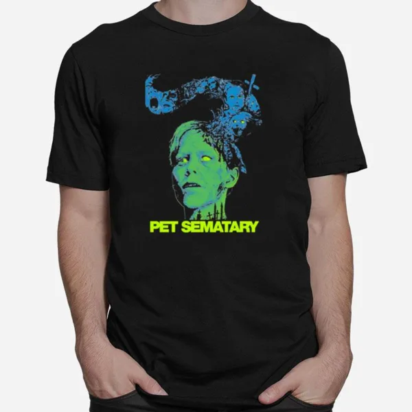 Horror Illustration Pet Sematary Halloween Unisex T-Shirt