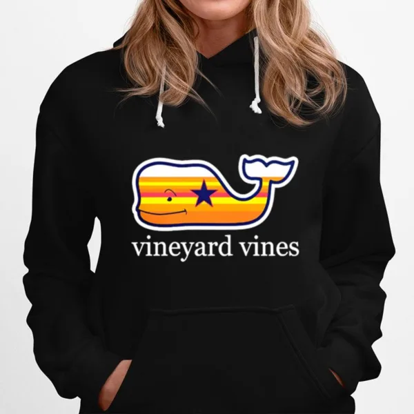 Houston Astros Vineyard Vines Filled In Whale Unisex T-Shirt