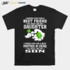 I Asked God For A Best Friend He Sent Me My Daughter I Asked God For A Best Partner In Crime He Sent Me My Son Unisex T-Shirt