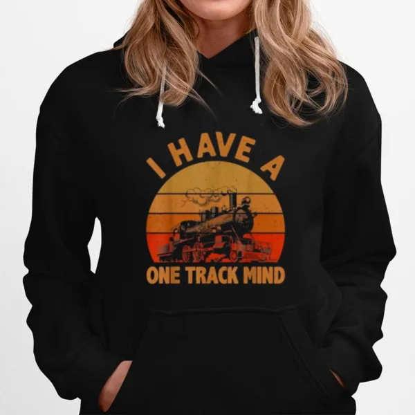 I Have A One Track Mind Train Vintage Unisex T-Shirt