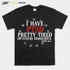 I Have Ptsd Pretty Tired Of Stupid Democrats Trump 2024 Vintage Unisex T-Shirt