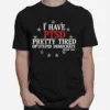 I Have Ptsd Pretty Tired Of Stupid Democrats Trump 2024 Vintage Unisex T-Shirt