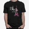 I Love Paris Eiffel Tower France Unisex T-Shirt