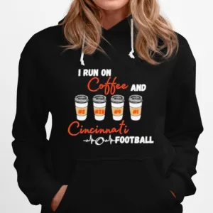 I Run On Coffee And Cincinnati Football Unisex T-Shirt