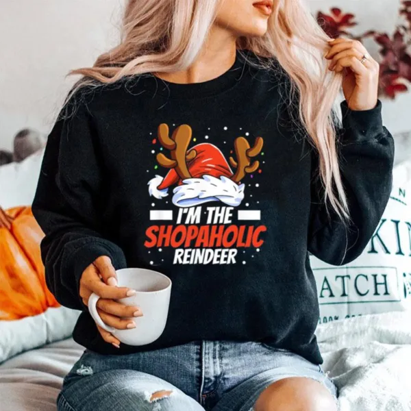 I? The Shopaholic Reindeer Family Matching Christmas Unisex T-Shirt