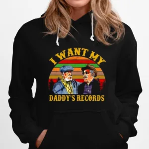 I Want My Daddys Records Vintage Retro Unisex T-Shirt