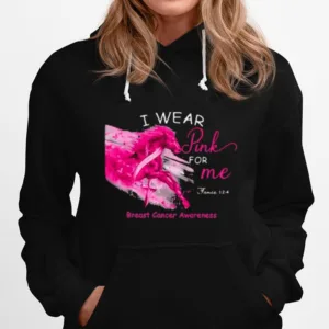 I Wear Pink For Me Breast Cancer Awareness Horse Unisex T-Shirt