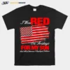 I Wear Red On Fridays For My Son And All Of America? Deployed Soldiers American Flag Unisex T-Shirt