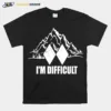 Im Difficult Skiing Unisex T-Shirt