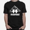 Im Difficult Skiing Unisex T-Shirt