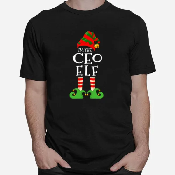 Im The Ceo Elf Matching Christmas Pajama Costume Unisex T-Shirt