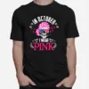 In October I Wear Pink Scarf Skull Breast Cancer Awareness Unisex T-Shirt