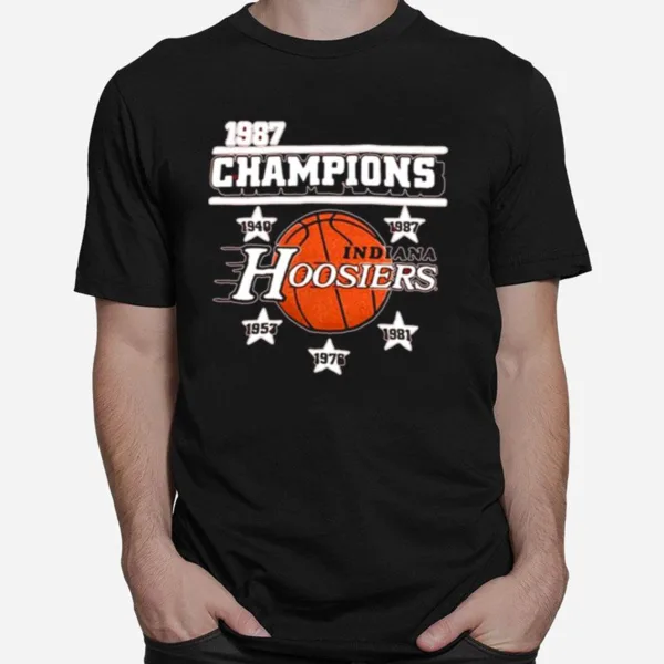 Indiana Hoosiers 1987 Champs Retro Unisex T-Shirt