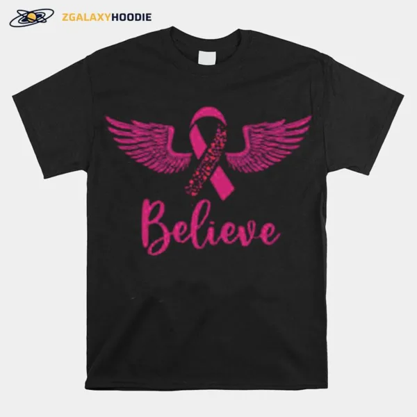 Intercept Cancer Fight Pink Ribbon Unisex T-Shirt