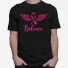 Intercept Cancer Fight Pink Ribbon Unisex T-Shirt