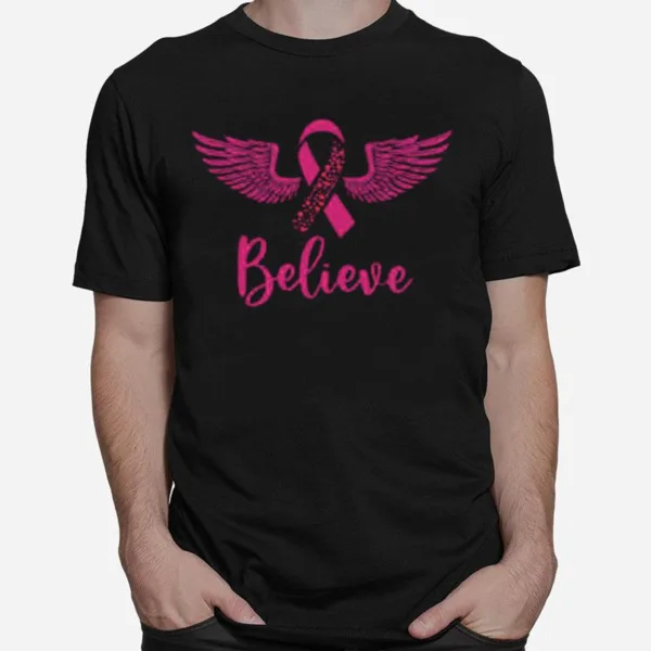 Intercept Cancer Fight Pink Ribbon Unisex T-Shirt